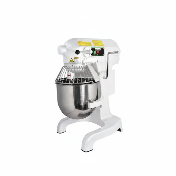 10 L White Commercial-Grade Planetary Mixer