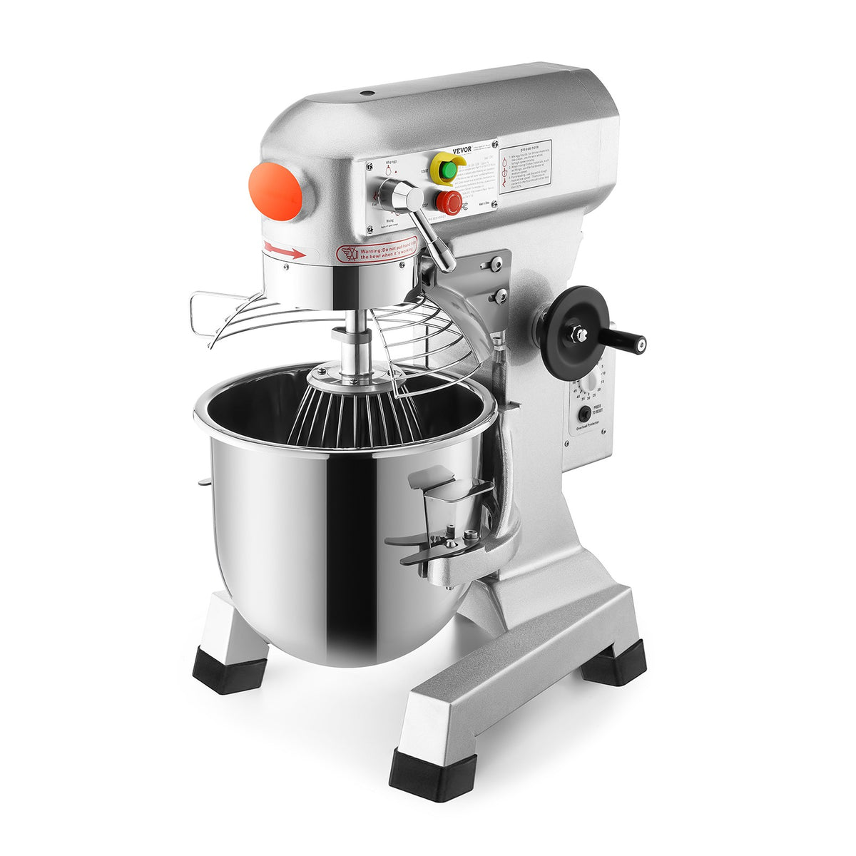 Commercial Dough Food Mixer Gear Driven 30 Qt 1.5 HP 3 Speed Pizza Bakery